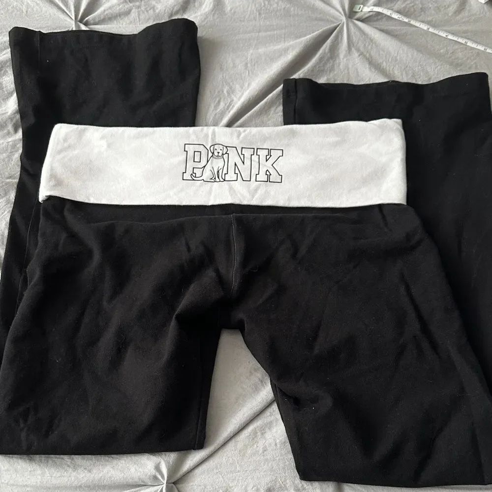Pink boot cut yoga pants